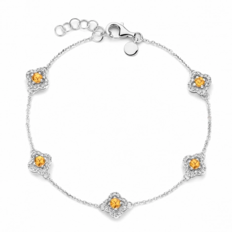 Bracelet saphir jaune et diamants - One More