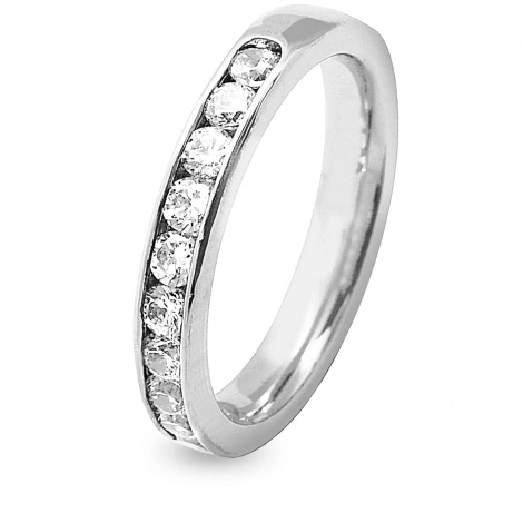 Alliance 12  Diamants Prestige serti rail