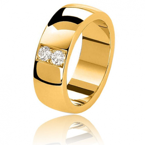 Alliance Celeste diamants 0.20 carats en or jaune Or Jaune - 0.2 ct - Love