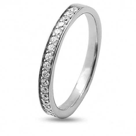 Alliance demi-tour rail grain fifty 0.25ct