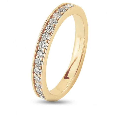 Alliance demi-tour rail grain fifty 0.38ct