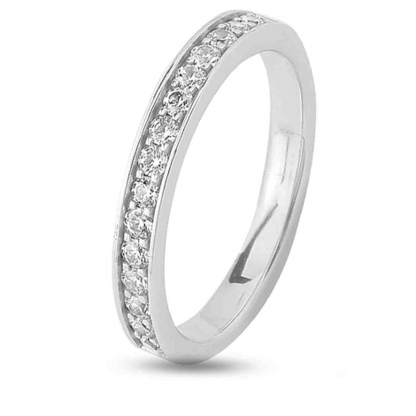 Alliance demi-tour rail grain fifty 0.38ct