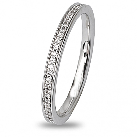 Alliance diamant tour complet serti grains  0.25 ct