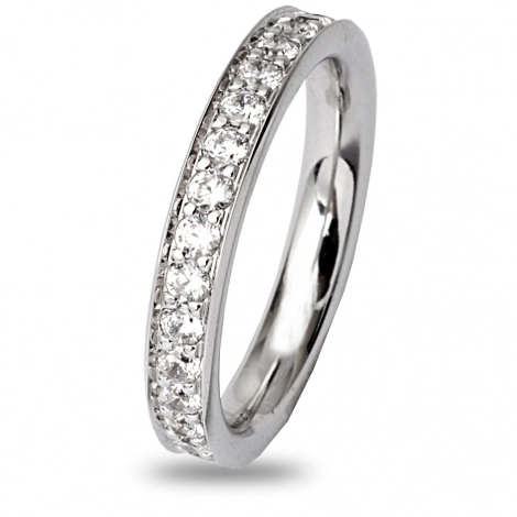 Alliance diamant tour complet serti grains 1 ct