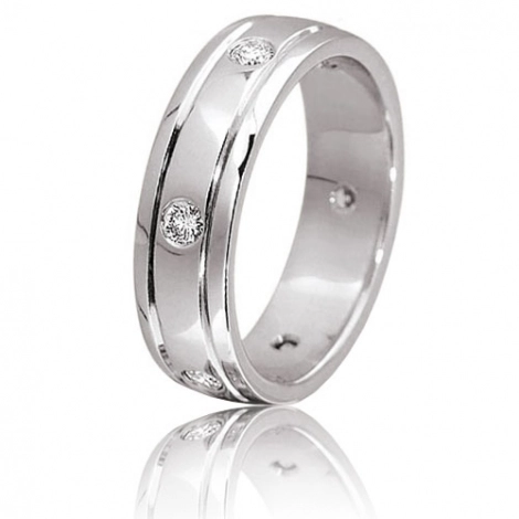Alliance diamants 0.30 ct - Capella large de 5 mm 