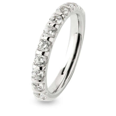 Alliance Diamants serti Barrette
