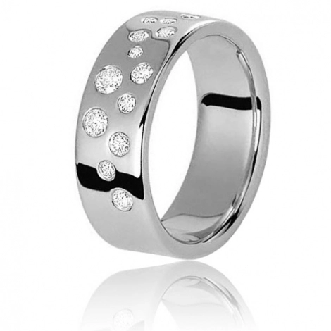 Alliance diamants  Stellaire 0.37ct en or blanc