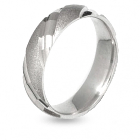 Alliance en platine Aquitaine 3 mm