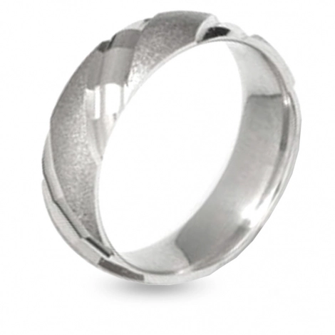 Alliance en platine Aquitaine 5 mm
