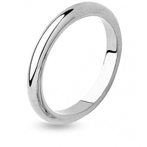 Alliance en platine Rivoli 2.5 mm