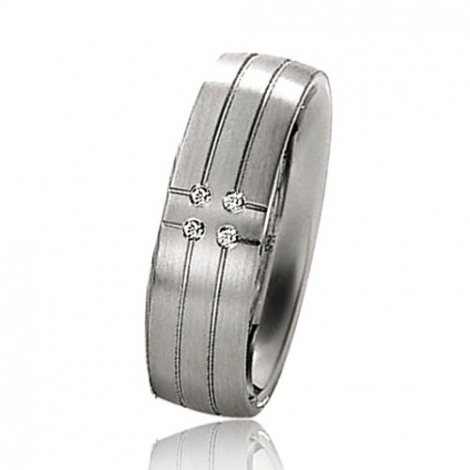 Puces D'oreilles Clos Carré Diamant Cz 6mm - Plaqué Or 18K 5 Microns
