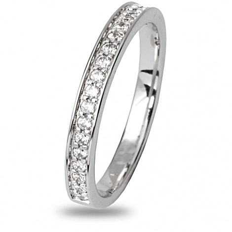 Alliance platine demi-tour rail grain fifty 0.25ct
