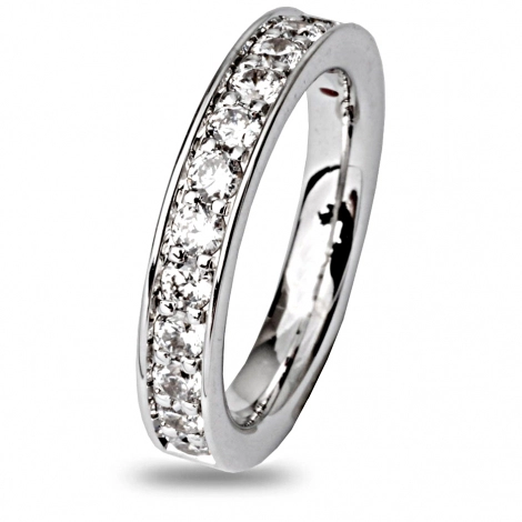 Alliance platine demi-tour rail grain fifty 0.75ct