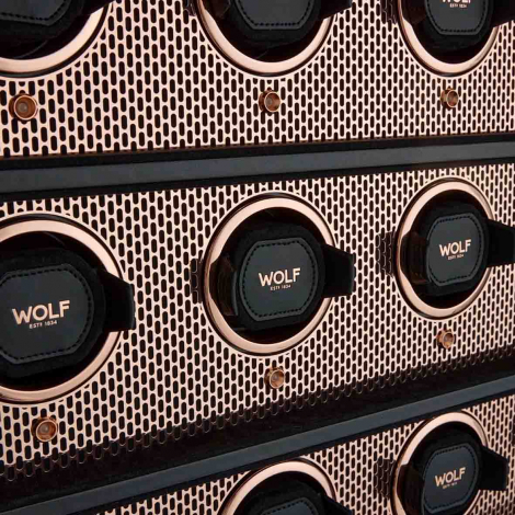 Armoire Remontoir Montre AXIS 12 Piece Watch Winder Cabinet - Cuivre