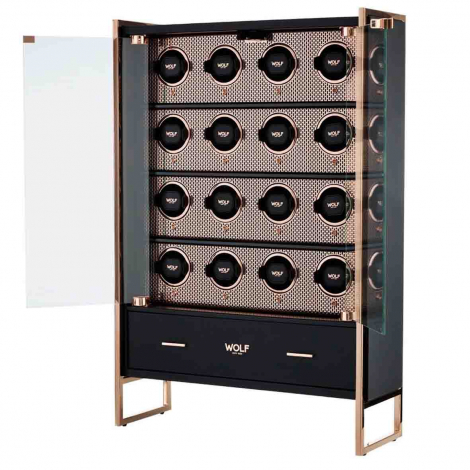 Armoire Remontoir Montre AXIS 16 Piece Watch Winder Cabinet - Cuivre