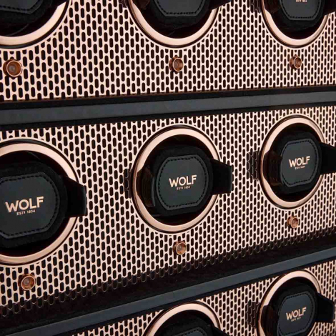 Armoire Remontoir Montre AXIS 16 Piece Watch Winder Cabinet - Cuivre