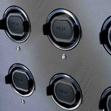 Armoire Remontoir Montre CLASSIC 12 Piece Watch Winder Cabinet- Noir 