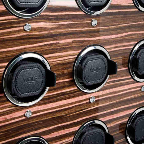 Armoire Remontoir Montre ROADSTER  Watch Winder Cabinet 12 Piece - Noir 