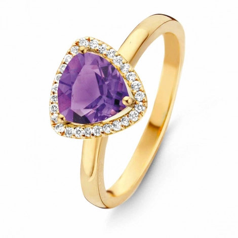 Bague amthyste et diamants - One More