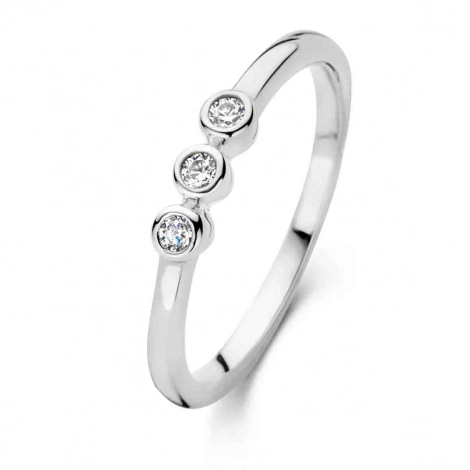 Bague argent avec oxyde de zirconium - Naiomy 