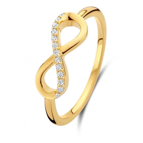 Bague argent plaqu or - Naiomy