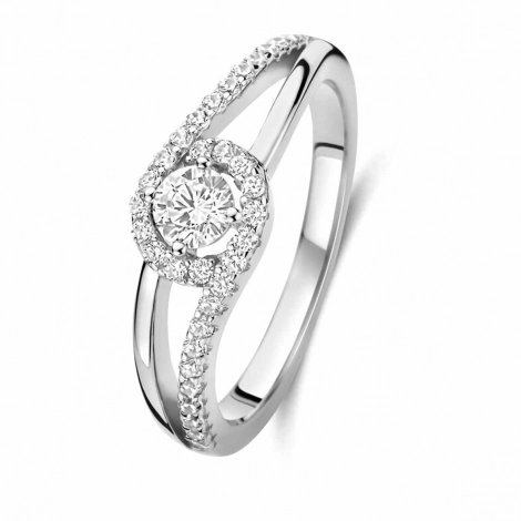 Bague argent sertie d'oxydes - Naiomy
