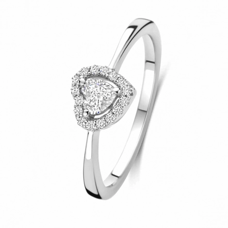 Bague argent sertie d'oxydes - Naiomy