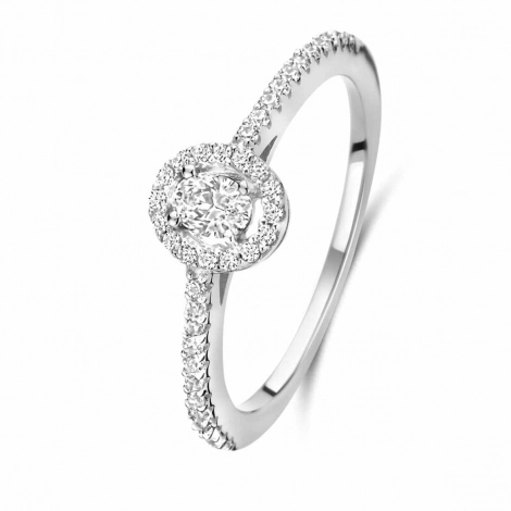 Bague argent sertie d'oxydes - Naiomy