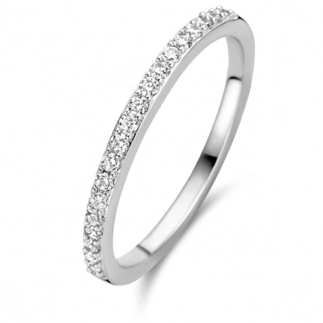 Bague Argent sertie de zirconium Naiomy