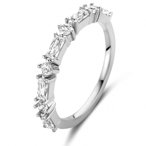 Bague Argent sertie de zirconium - Naiomy
