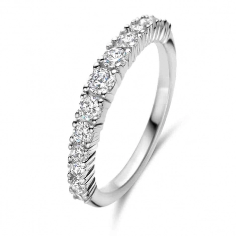 Bague argent sertie de Zirconium - Naiomy 