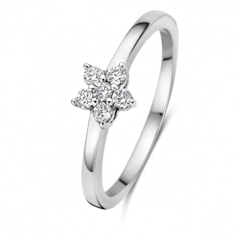 Bague Argent Zirconium - Naiomy Silver