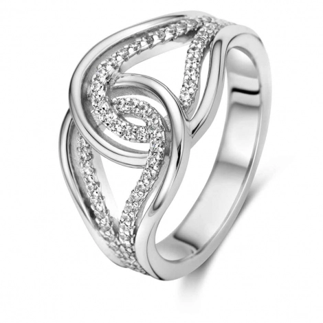 Bague Argent Zirconium - Naiomy Silver