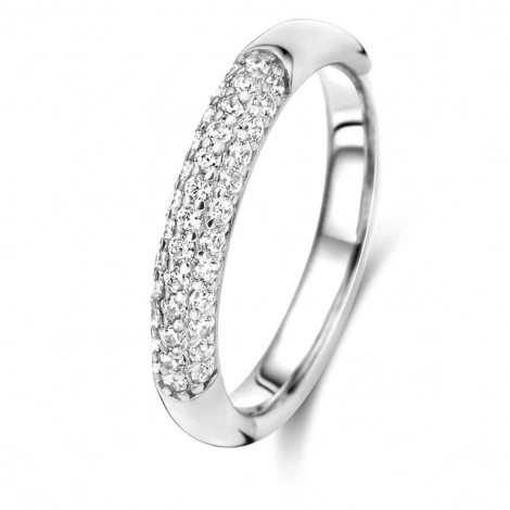 Bague Argent Zirconium - Naiomy Silver