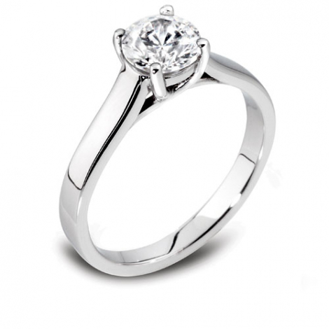 Bague fianailles en platine