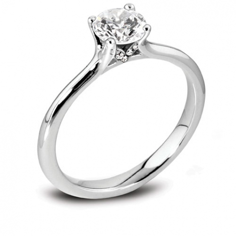 Bague de fian�ailles platine � combiner