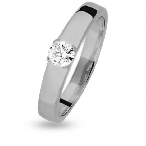 Bague de fianailles diamant 0,23 carat