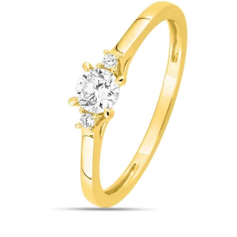 Bague de fianailles - Diamant de Laboratoire
