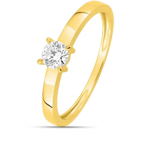 Bague de fianailles - Diamant de Laboratoire