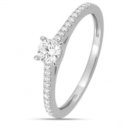 Bague de fianailles - Diamant de Laboratoire