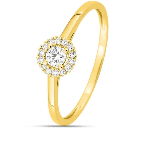 Bague de fianailles - Diamant de Laboratoire