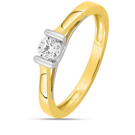 Bague de fianailles - Diamant de Laboratoire