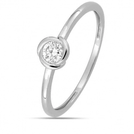 Bague de fianailles - Diamant de Laboratoire