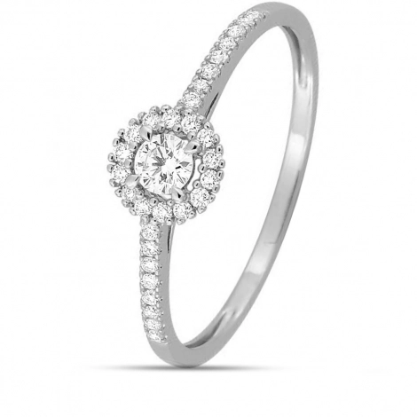 Bague de fianailles - Diamant de Laboratoire