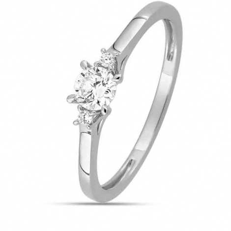 Bague de fianailles - Diamant de Laboratoire