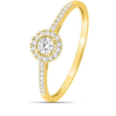 Bague de fianailles - Diamant de Laboratoire