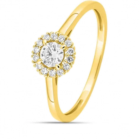 Bague de fianailles - Diamant de Laboratoire
