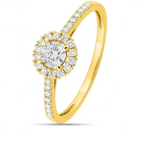 Bague de fianailles - Diamant de Laboratoire