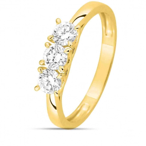 Bague de fianailles - Diamant de Laboratoire