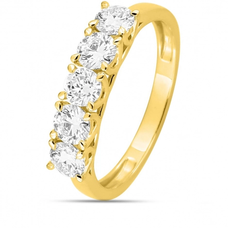 Bague de fianailles - Diamant de Laboratoire